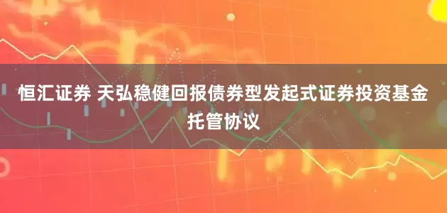 恒汇证券 天弘稳健回报债券型发起式证券投资基金托管协议